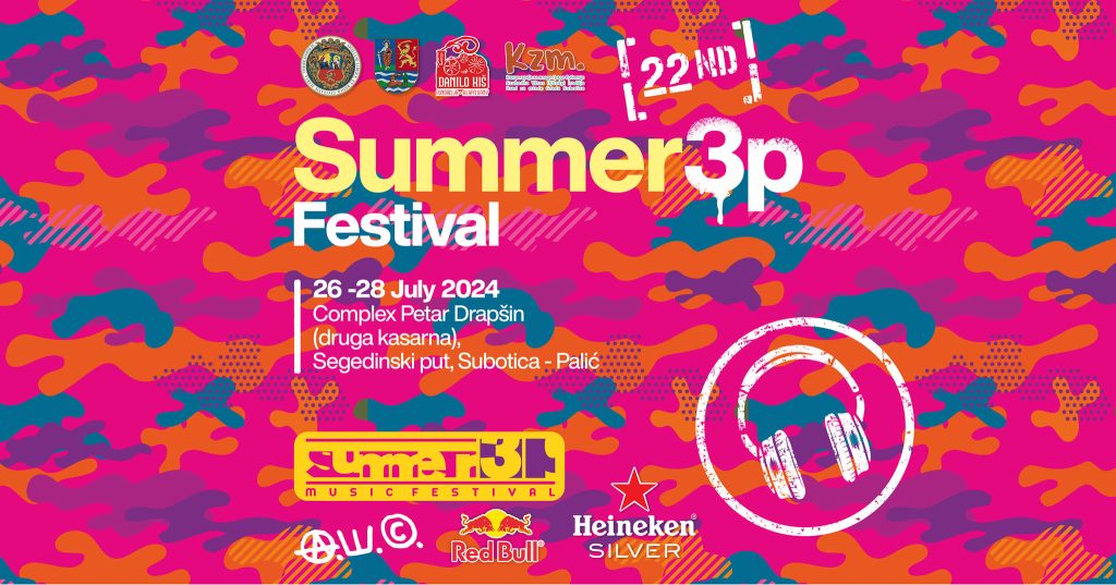 Summer3p festival od 26. do 28. jula u Subotici