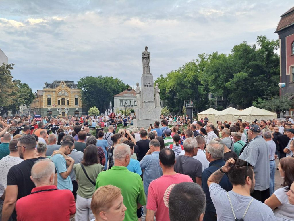 Subotičani poručili sa protesta protiv iskopavanja litijuma u Srbiji: Neće biti kopanja!