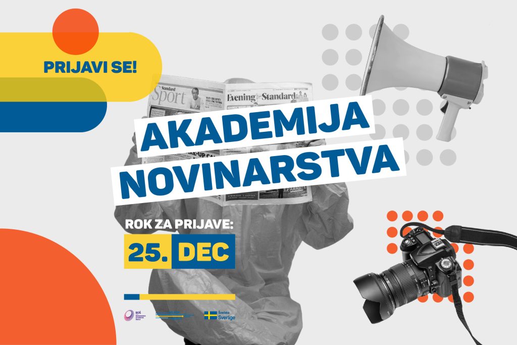 Do 25. decembra otvorene prijave za BOŠ-ovu Akademiju novinarstva